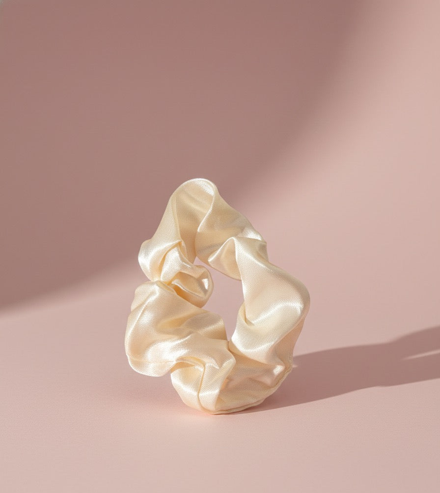 The satin scrunchie